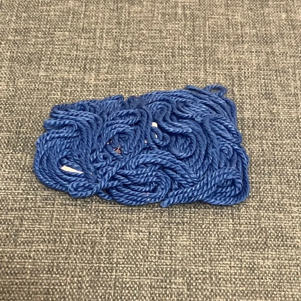 Blue Needlepoint Thread Yarn